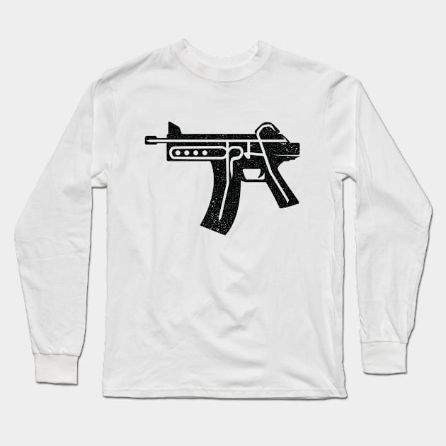 Gun of Karma Long Sleeve T-Shirt by HurdyGurdy